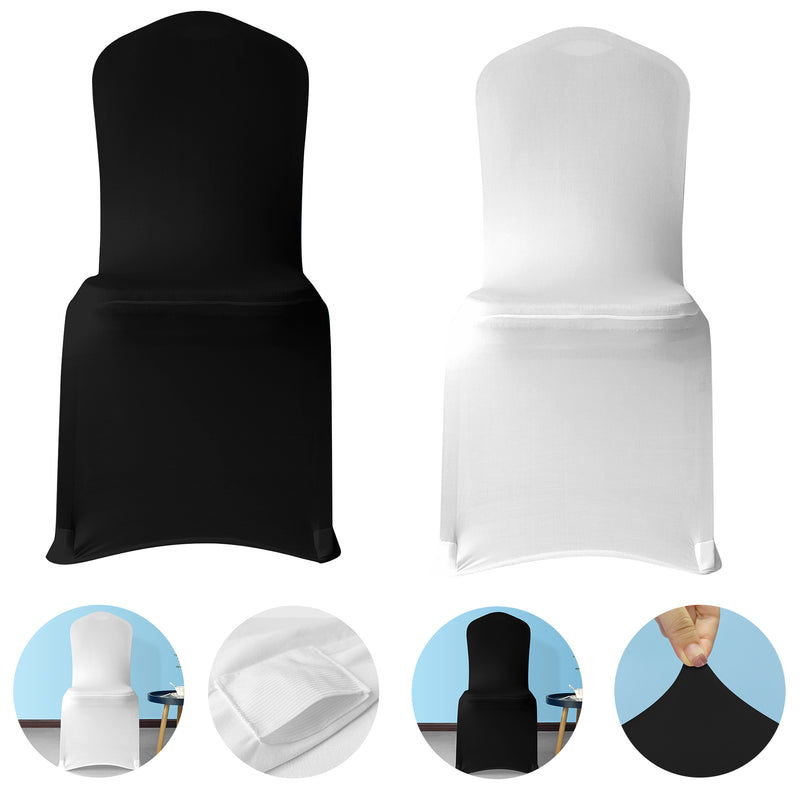 Polyester Spandex Chair Cover Stretchy Washable & Removable Chair Slipcover