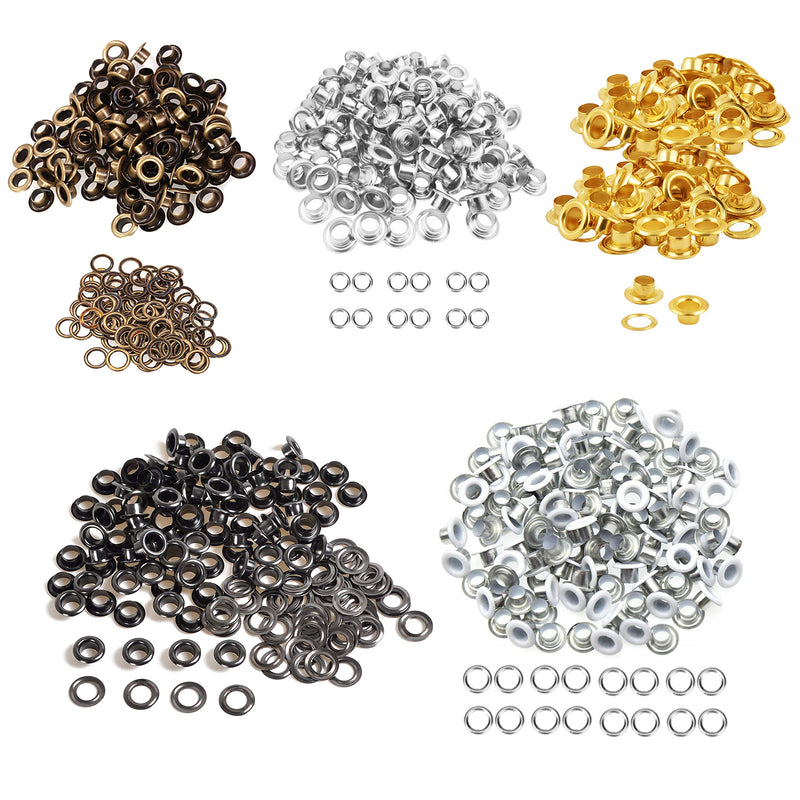 2mm Brass Eyelets, Durable & Rust-Proof Grommets - 100pcs