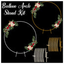 Round Arch Stand Flower Balloon Plants Vine Climbing Metal Frame With Floor Base