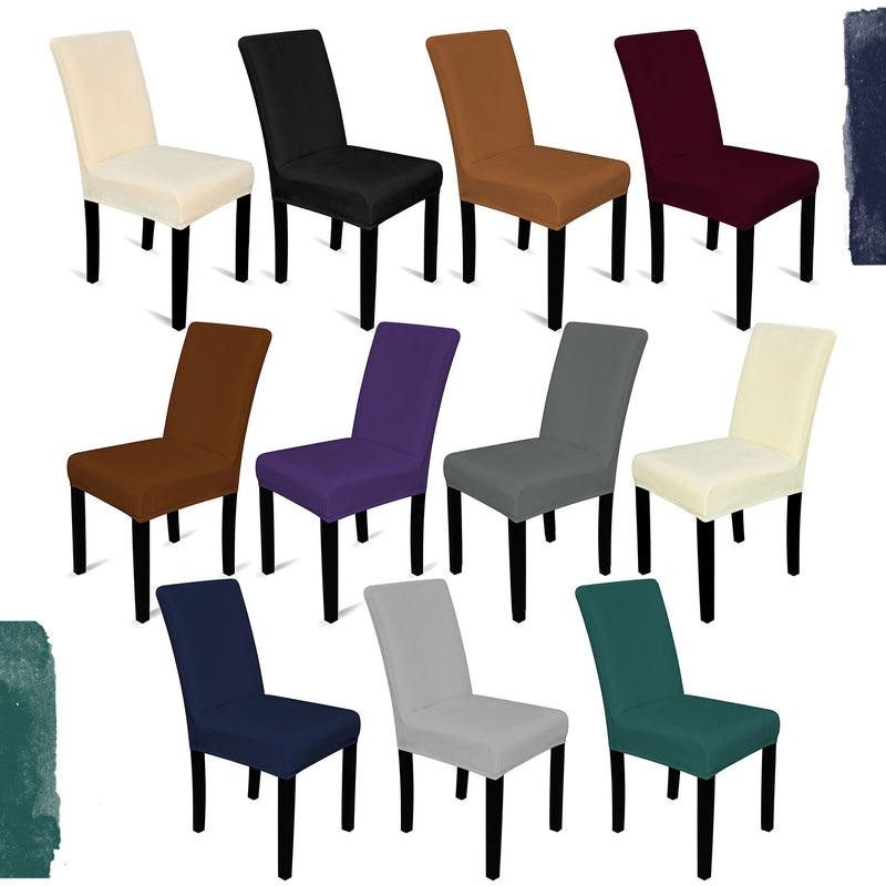 220GSM Universal Dining Velvet Chair Cover