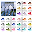 Organza Roll Snow Sheer Glitter Fabric for Wedding, Chair Sash, Party Decor - 29cm x 25m