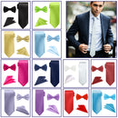 Bow Tie, Necktie & Pocket Square Tie Set for Casual & Formal Wear