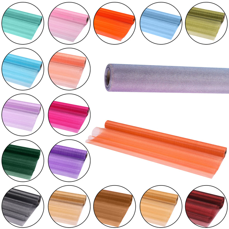 Organza Roll Sheer Fabric for Party Favours Supplies- 70cm x 15m