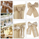 10pcs Hessian Chair Sashes, 22cm x 280cm