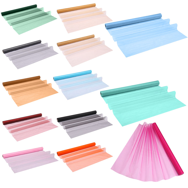 Organza Roll Sheer Fabric for Party Favours Supplies- 70cm x 15m