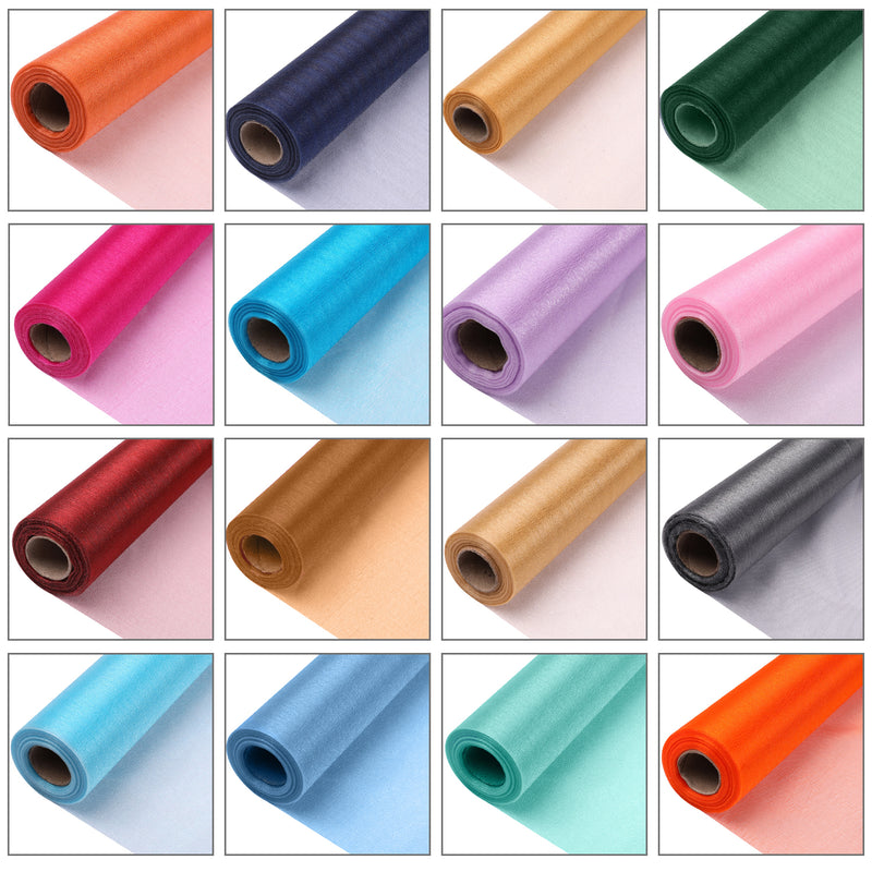 Organza Roll Sheer Fabric for Party Favours Supplies- 70cm x 15m