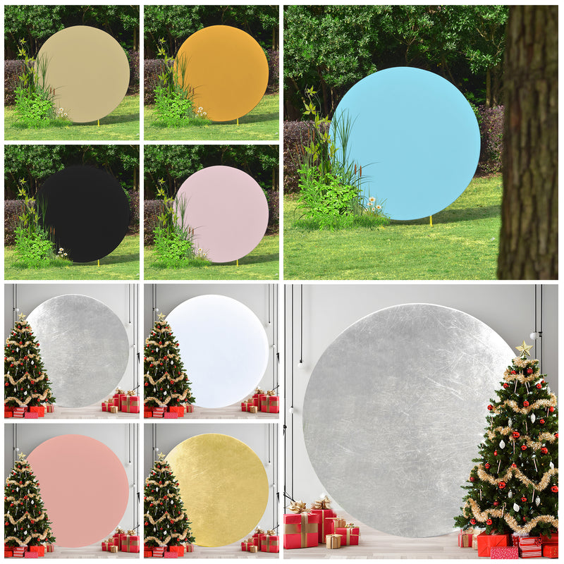 Round Arch Stand Spandex Backdrop Cover for Photography Background