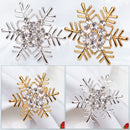 2pcs Christmas Napkin Rings Snowflakes Napkin Buckles Xmas Serviettes Napkin Holders with Diamante Rhinestone for Christmas New Year Thanksgiving Wedding Party Table DÃ©cor