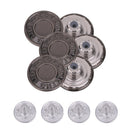 17mm Gunmetal Trimming Shop Printed Closed Version Jean Buttons - 10pcs
