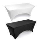 6FT Rectangle Patio Tablecloth Elastic Spandex Table Cover