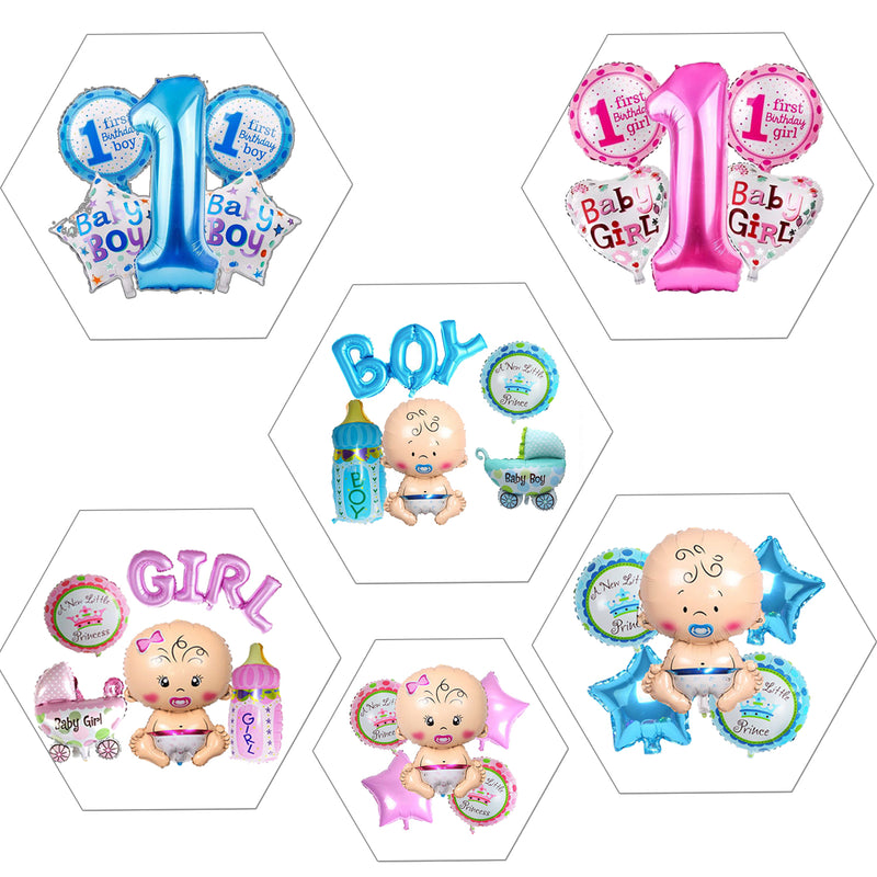 Baby Shower Foil Balloon Set