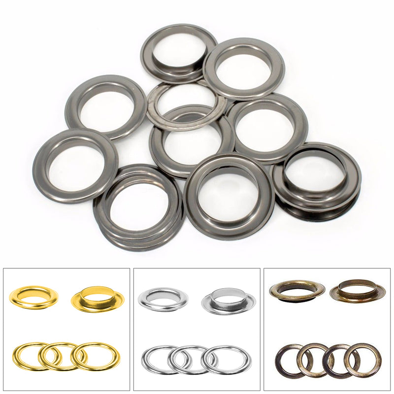 2mm Brass Eyelets, Durable & Rust-Proof Grommets - 100pcs