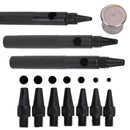 7pcs Hole Punch Set for Leathercraft Hollow Hole Cutter Kit