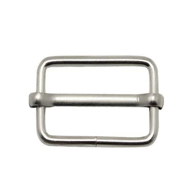 32mm Silver Tri - Glider Slider Buckle - Pack of 10