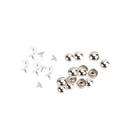 NEW Dome Studs - Pins Type - 8mm - Silver - (Pack of 100)