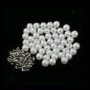 100 x 6mm Full Pearl Pin Studs (6078