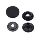 12.5mm Press Studs 4PA WITH ALLOY TOP (203) - Black