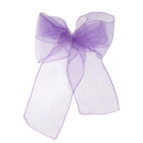 Organza Chair Sashes Wider Fuller Bow for Party Decoration, 17cm x 280cm