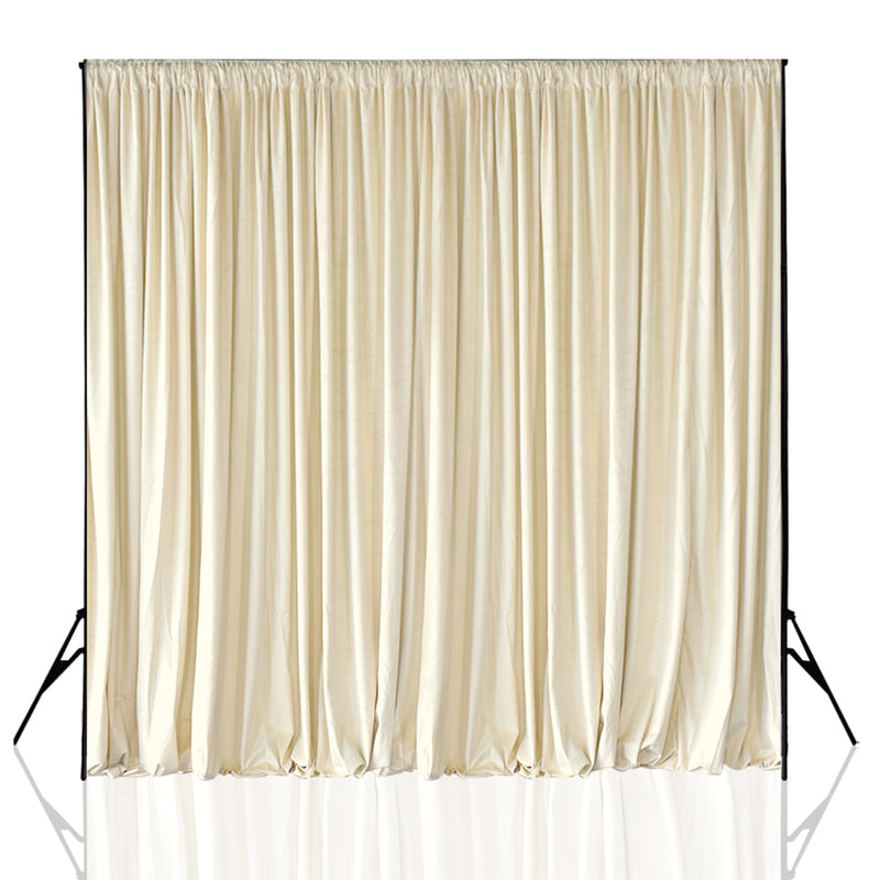 Premium Dutch Velvet Curtain Backdrop Wrinkle-Free Polyester Fabric Background with Drapes for Weddings, Birthday Parties, Event Photography Decoration