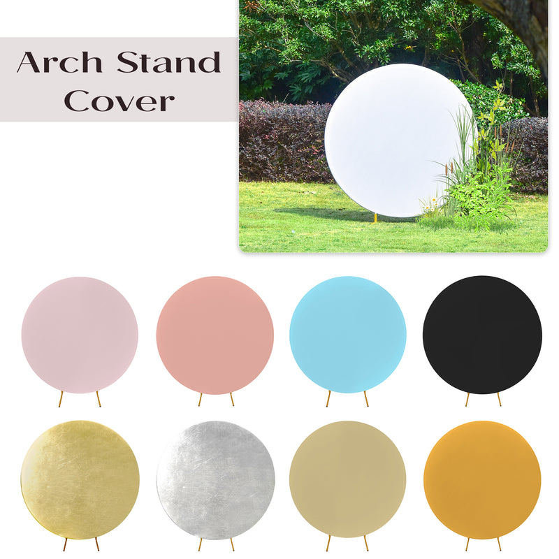 Round Arch Stand Spandex Backdrop Cover for Photography Background