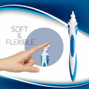 Silicone Soft & Flexible Ear Wax Remover with 16pcs Washable Tips