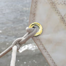 Pack of 100 Eyelets with Washers, Durable Iron Grommets for Leathercrafts, Ribbons, Lacing, Arts & Craft Projects, Clothing, Scrapbooking