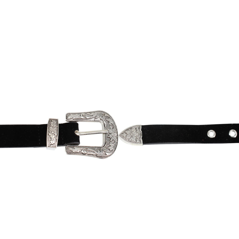 Small (28&quot; - 34&quot;) / Silver Double Buckle