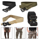 Tactical Belt Adjustable Military Style Webbing Belt With Side Release Buckle 125cm x 3.8cm