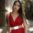 Unisex - Men and Women Webbing Belts with Flip Closure Buckle - 51" Wide