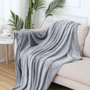 Flannel Fleece Throw Super Soft Velvet-Touch Luxury Snuggle Blanket