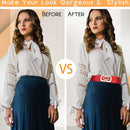 60mm Diamante Elasticated / Stretchable Clip-ons Waist Belt- Women Fashion Accessory