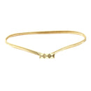 10mm Gold Skinny Metal Thin Stretchable Spring Waist Belt, Women Fashion Accessory - 60cm, 65cm, 70cm