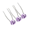 Crystal Rhinestone Hair Pins for Women Braids, Bun, French Rolls Hair Style Accessory