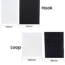 YKK Sew-On Hook & Loop Fastener Tape, Non-Adesive Interlocking Tape White Black Strip