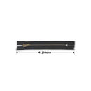 YKK Heavy Duty Close End Black Nylon Zipper Golden Brass Teeth For DIY Craft  Jeans