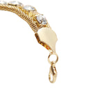 48" Long Rhinestone Diamante Chain Waist Belts for Women Fashion  Accessory - Gold, Silver