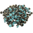 10mm Double Cap Tubular Rivets, 100 Set Leather Rivets for Clothing Repair, DIY Leathercrafts