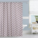 Shower Curtain With Hooks, Waterproof Polyester Fabric, Washable Bath Curtain UK