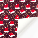 Christmas Gift Wrapping Paper 70cm x 50cm, Different Design Kraft Wrapping Paper, 9pcs