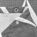 Polyester Shower Curtain, Waterproof Bath Curtain with Hooks