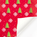 Christmas Gift Wrapping Paper 70cm x 50cm, Different Design Kraft Wrapping Paper, 9pcs
