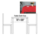 Red Table Cloth Christmas Rectangular Round Table Cover Xmas Party