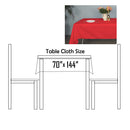 Red Table Cloth Christmas Rectangular Round Table Cover Xmas Party