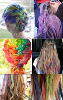 36pcs Temporary Hair Chalk Non Toxic Hair Dye Multicolour Soft Pastels Salon Kit