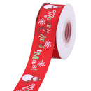 Christmas Grosgrain Ribbon for Gift Wrapping, Xmas Festive Decoration, Bows Making