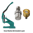 Gunmetal Skull Head Rivets With Pin Fixing Hand Tool Dies For DIY Craft Project, Leathercraft