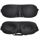 3D Sleep Eye Mask Black Double Sleep Aid, Shade Cover, Blindfold for Travel & Rest - Travel Accessory