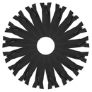 YKK Nylon Concealed Zip, Black Closed End Invisible Zipper Sewing