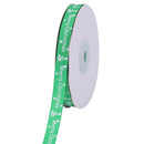 Christmas Grosgrain Ribbon for Gift Wrapping, Xmas Festive Decoration, Bows Making