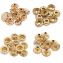 Flat 12.5mm/15mm Cap Press Studs Fixing Hand Tool Set 4 Part For DIY Leathercraft Clothing